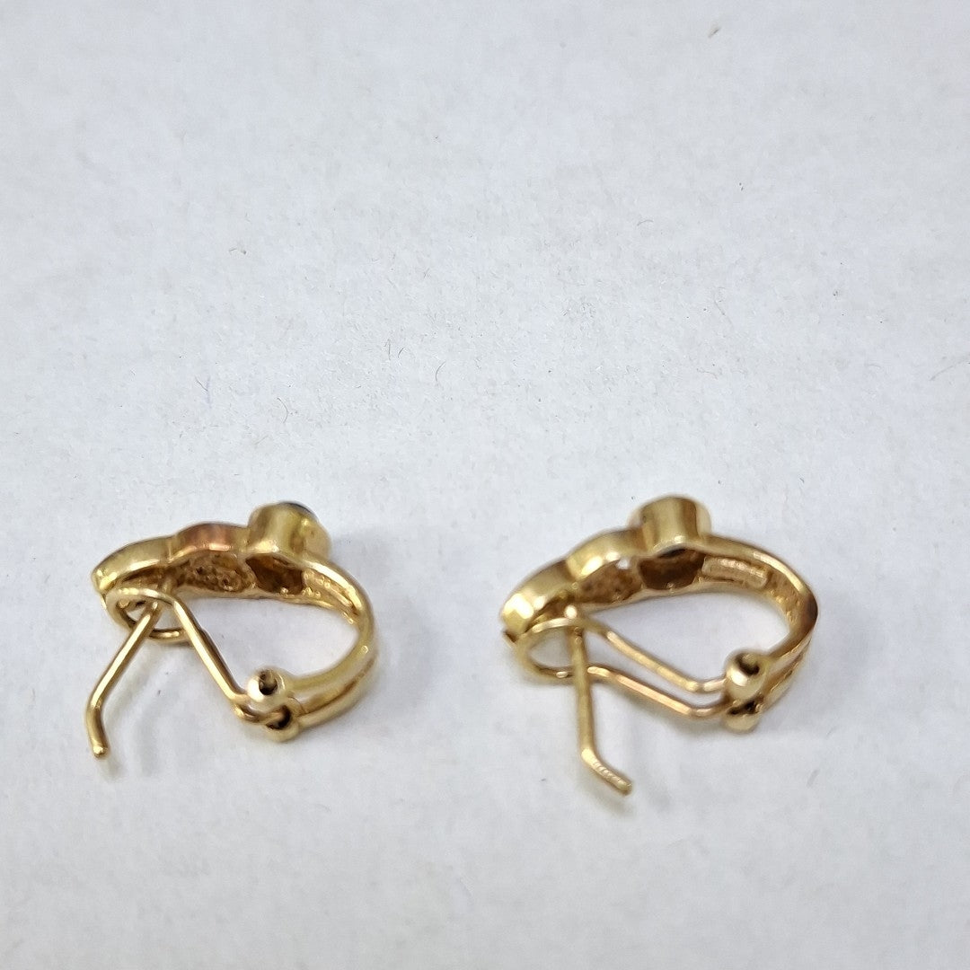 ARETES PAR ORO 14 K 4,80 GRMS (SEMINUEVO)