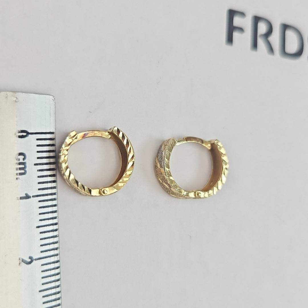 ARRACADAS PAR ORO 10 K 1.7 GRMS (SEMINUEVO)