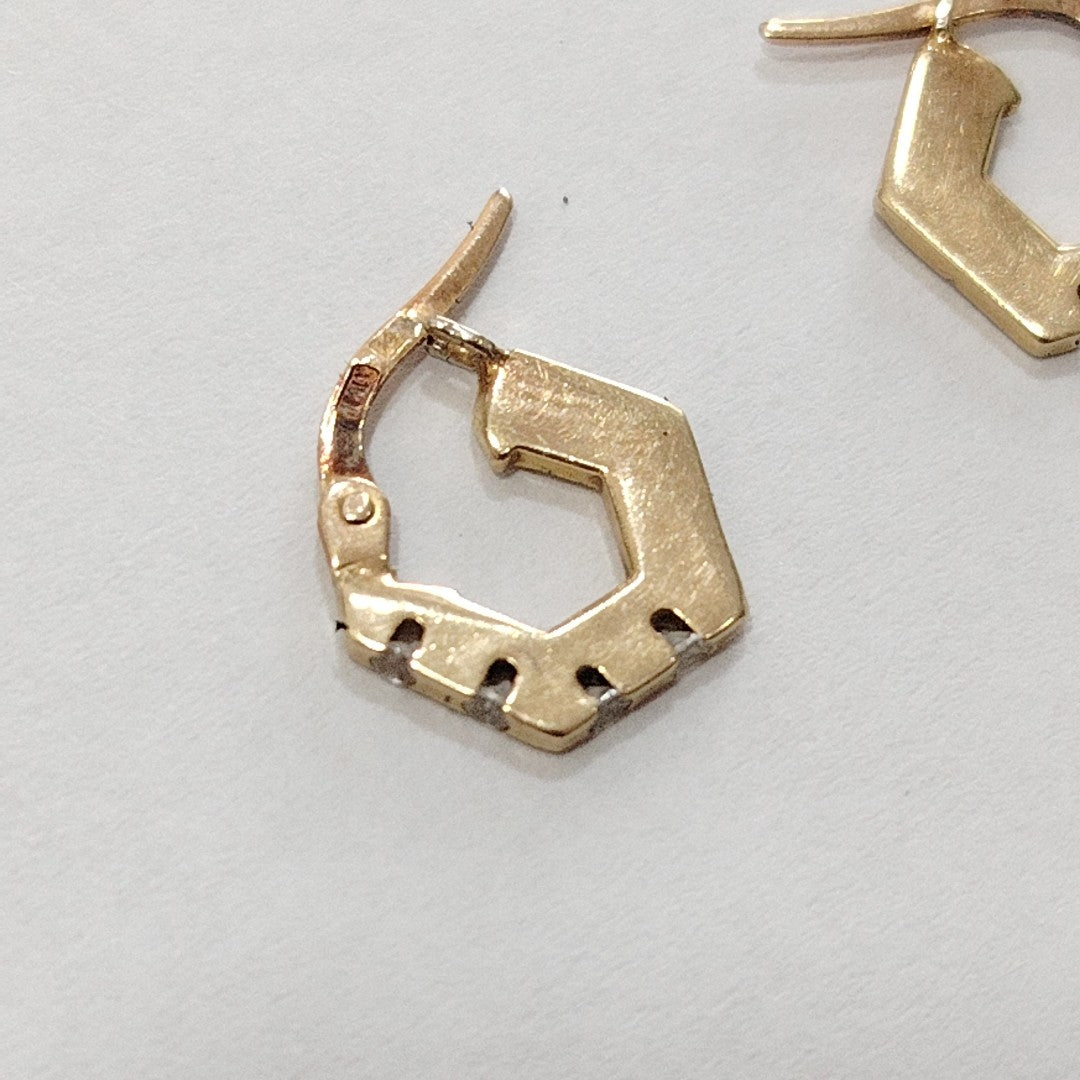 ARRACADAS PAR ORO 14 K 2,00 GRMS (SEMINUEVO)
