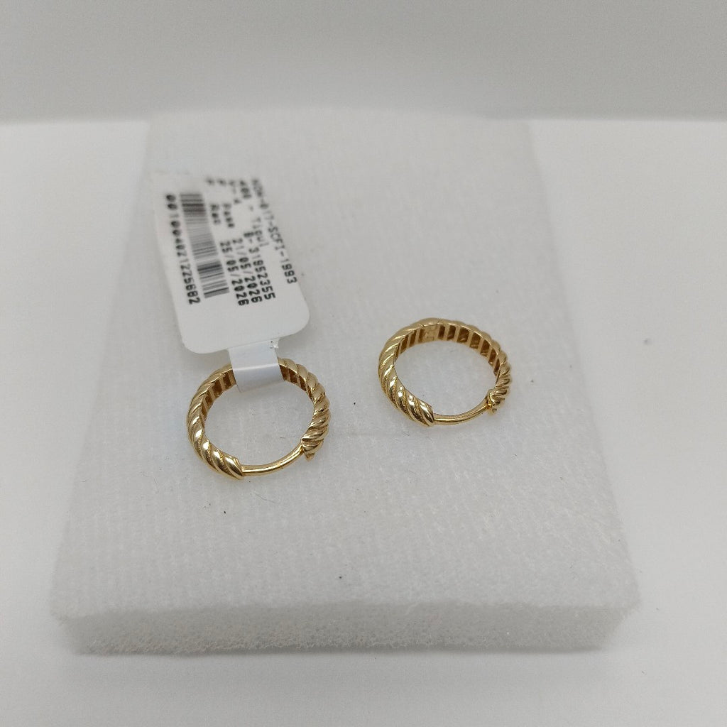ARRACADAS PAR ORO 14 K 2 GRMS (SEMINUEVO)
