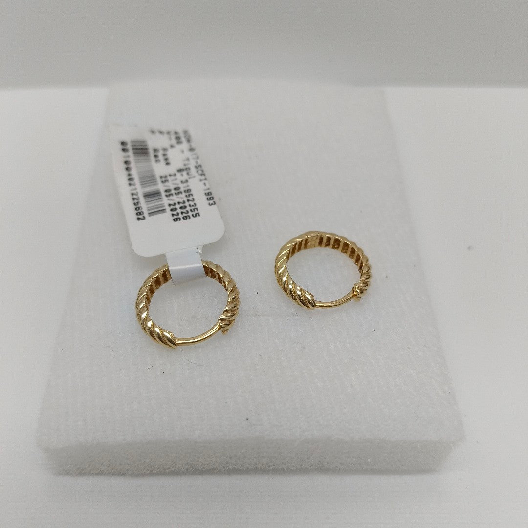 ARRACADAS PAR ORO 14 K 2 GRMS (SEMINUEVO)
