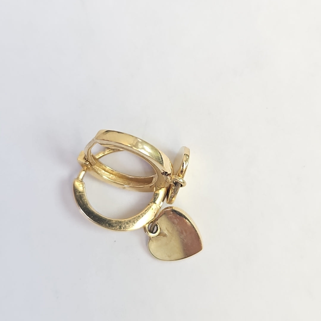 ARETES PAR ORO 14 K 1.8 GRMS (SEMINUEVO)