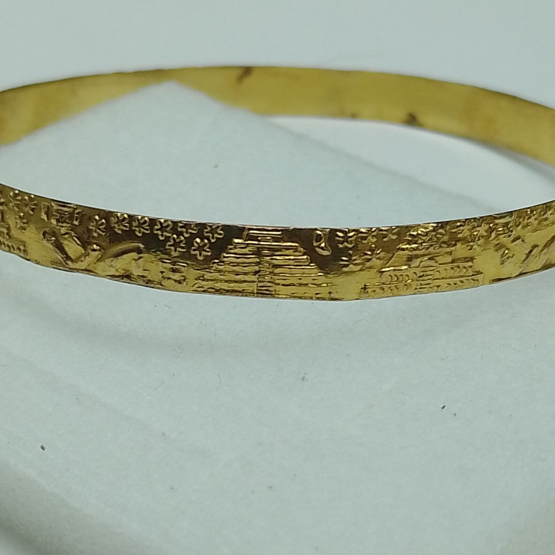 PULSERA RIGIDA ORO 10 K 8.6 GRMS (SEMINUEVO)