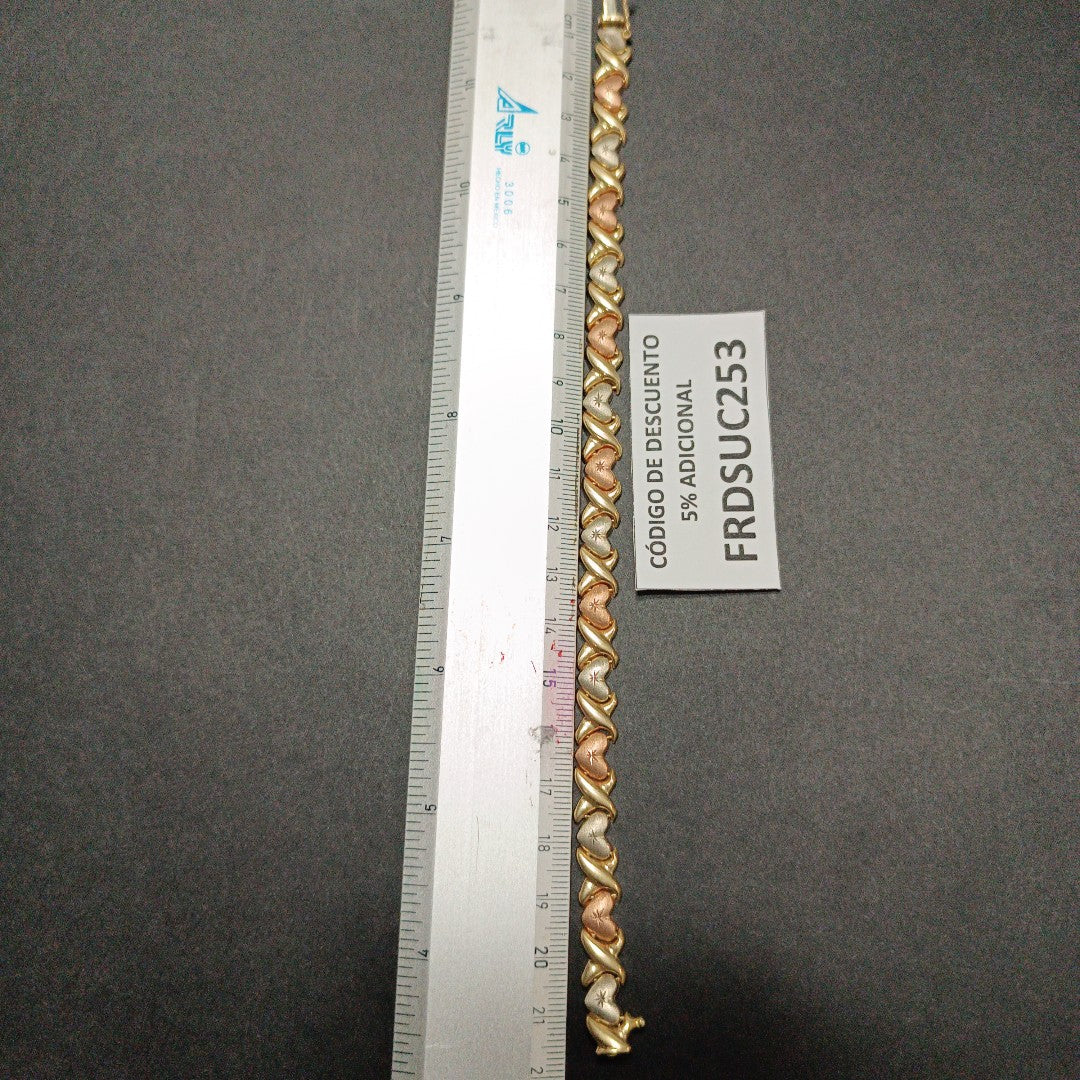 PULSERA ORO 14 K 12,80 GRMS (SEMINUEVO)