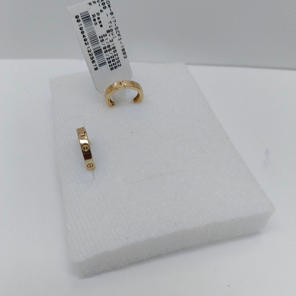 ARRACADAS PAR ORO 14 K 2 GRMS (SEMINUEVO)