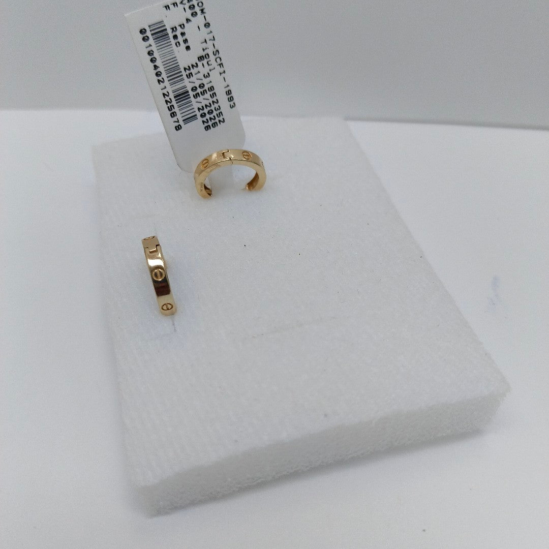 ARRACADAS PAR ORO 14 K 2 GRMS (SEMINUEVO)