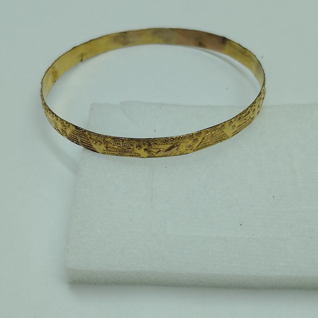 PULSERA RIGIDA ORO 10 K 10.3 GRMS (SEMINUEVO)