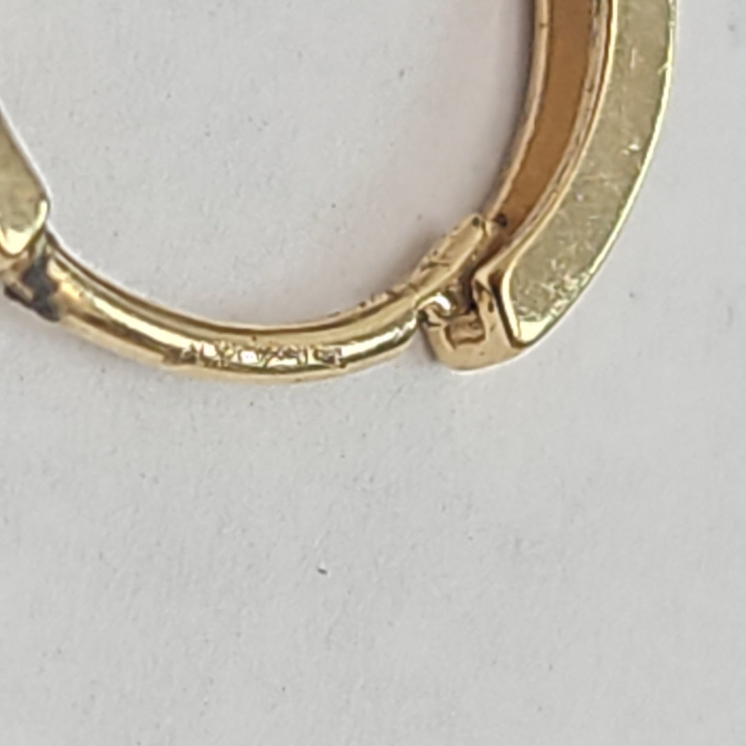 ARRACADAS PAR ORO 14 K 1.6 GRMS (SEMINUEVO)