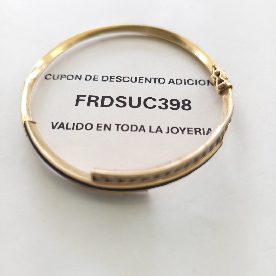 PULSERA RIGIDA ORO 14 K 8,60 GRMS (SEMINUEVO)