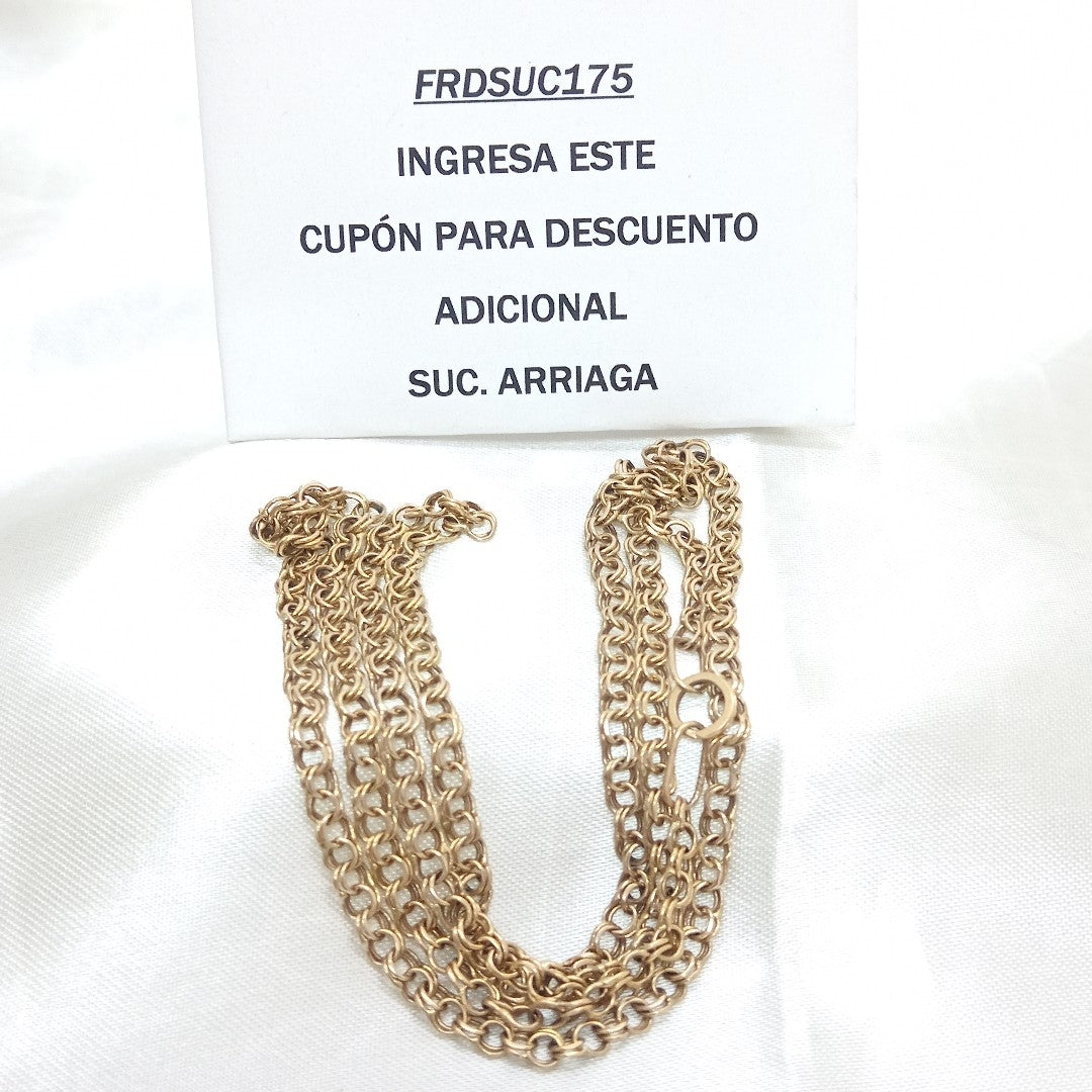 CADENA ORO 10 K 15.3 GRMS (SEMINUEVO)