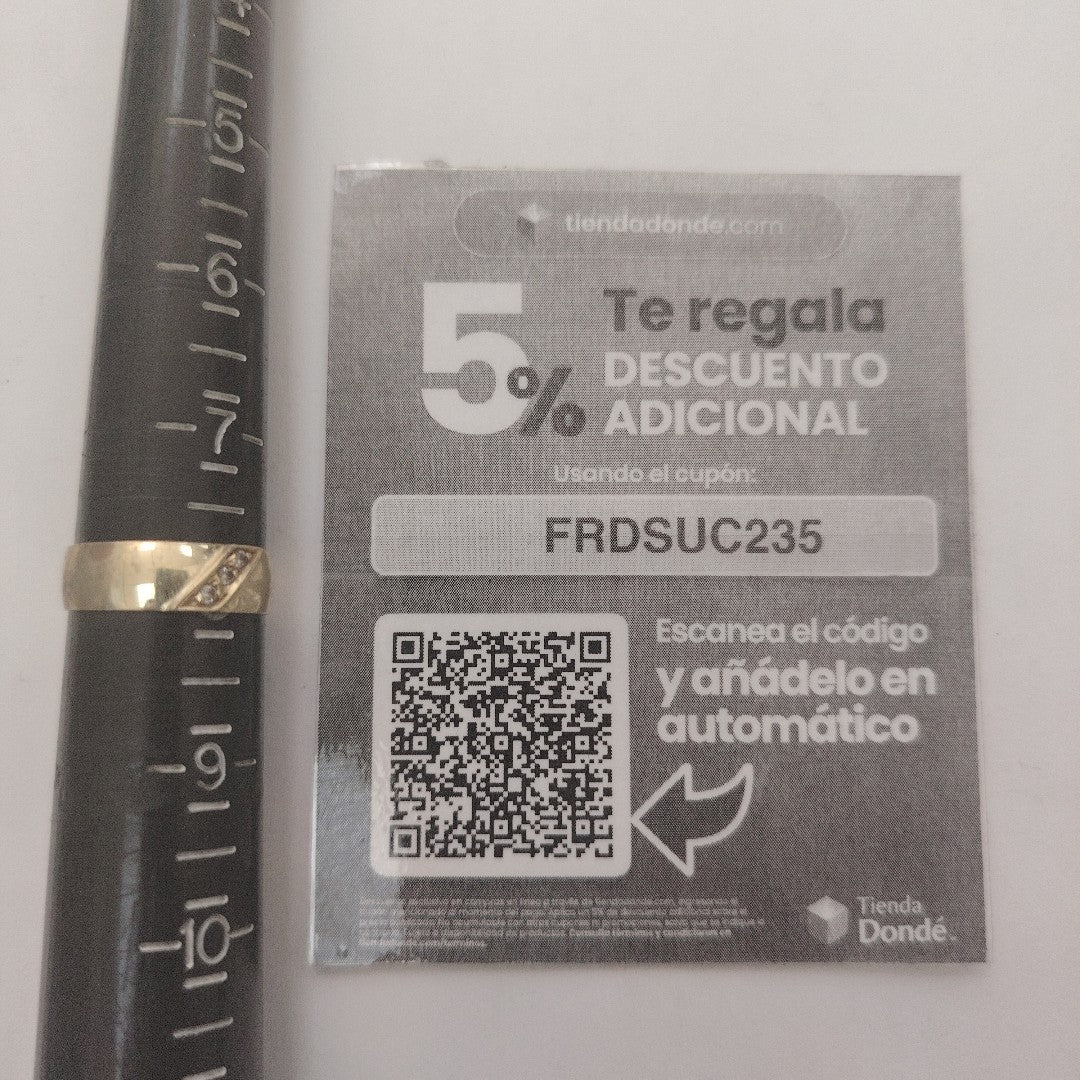 ARGOLLA ORO 10 K 2.8 GRMS (SEMINUEVO)