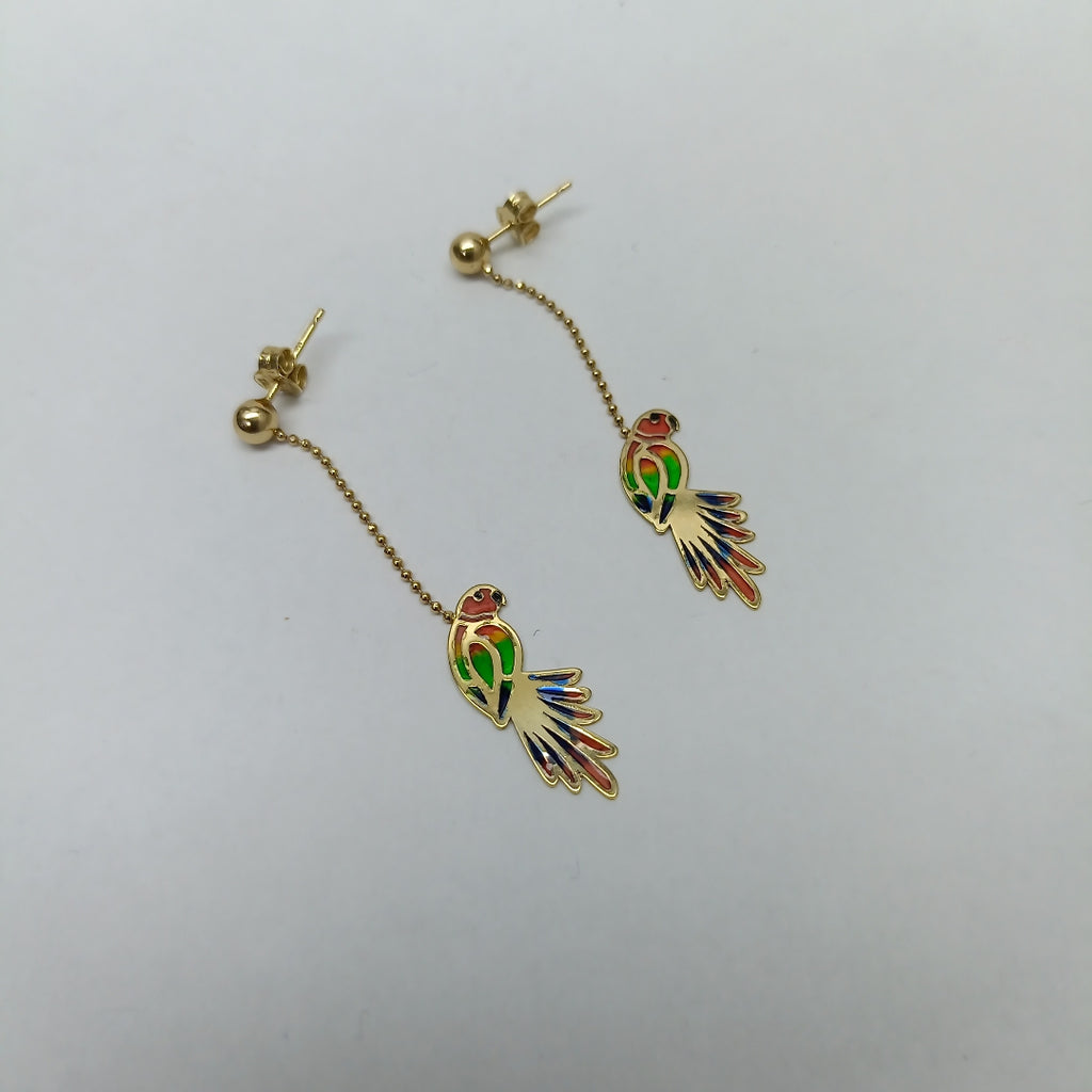 BROQUELES PAR ORO 14 K 1.6 GRMS (SEMINUEVO)