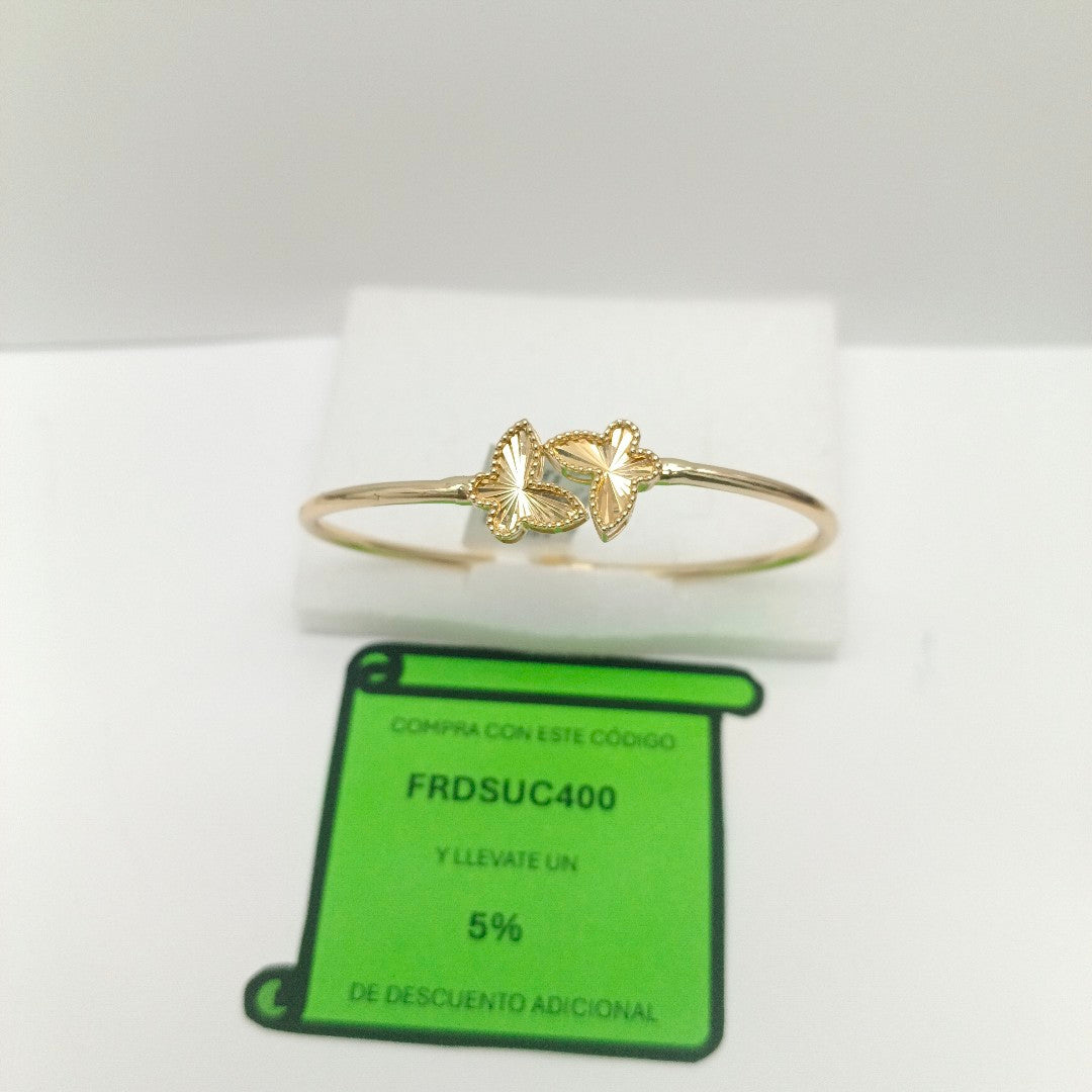 PULSERA RIGIDA ORO 14 K 7.4 GRMS (SEMINUEVO)