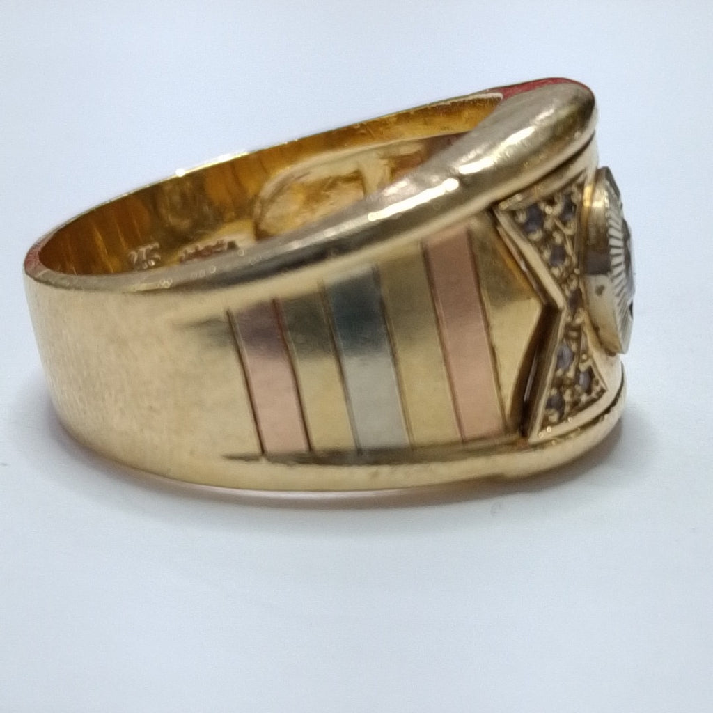 ANILLO ORO 10 K 8,90 GRMS (SEMINUEVO)