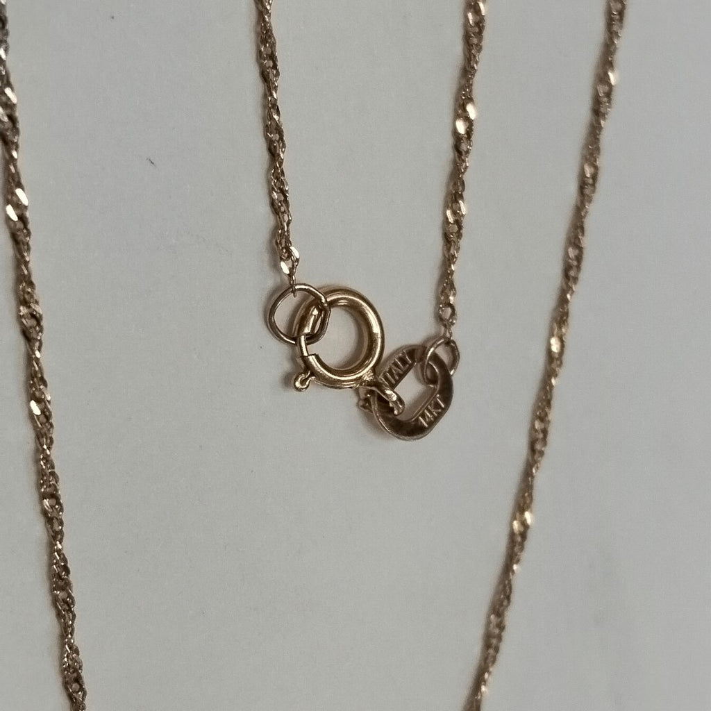 GARGANTILLA ORO 14 K 1.1 GRMS (SEMINUEVO)
