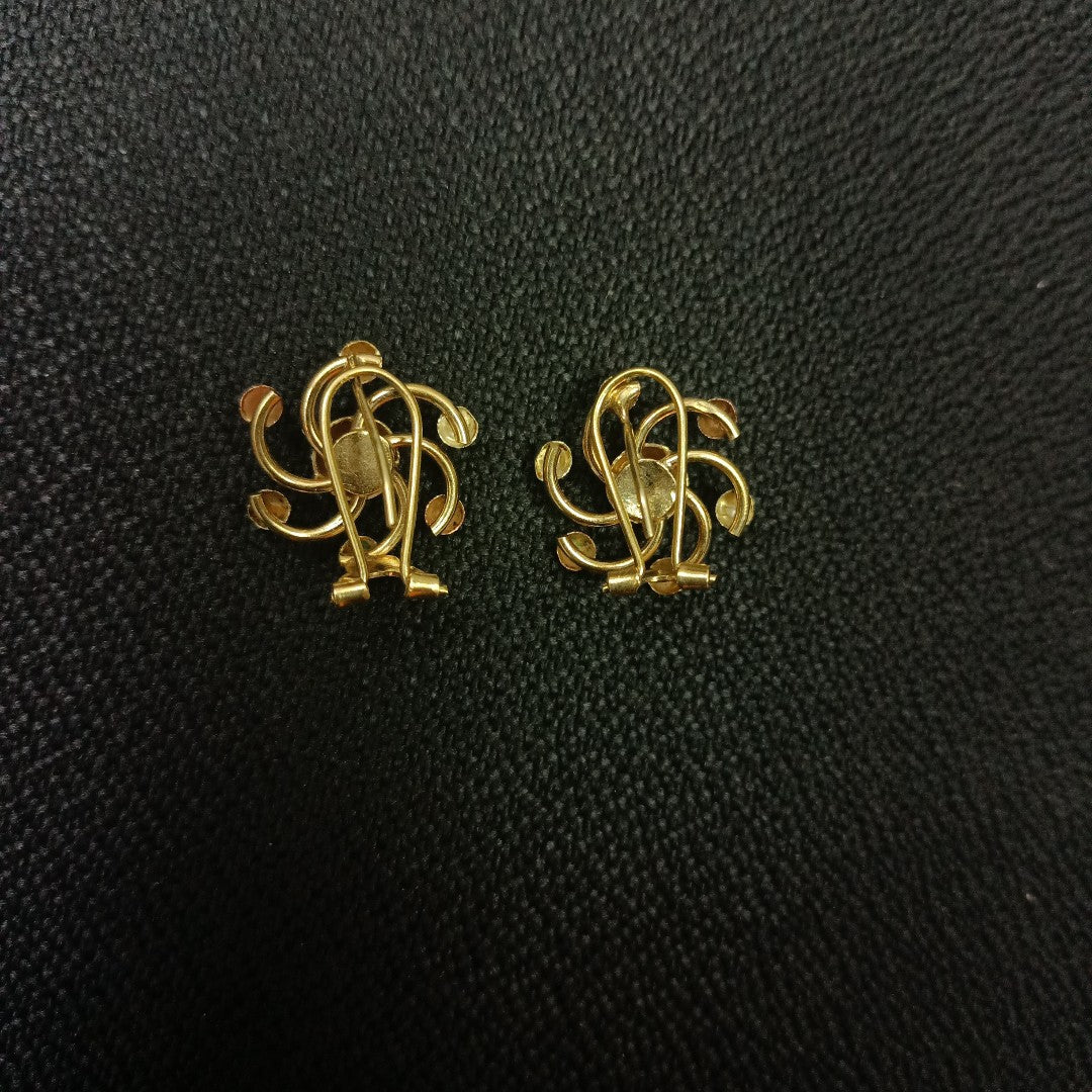 ARETES PAR ORO 10 K 3.2 GRMS (SEMINUEVO)
