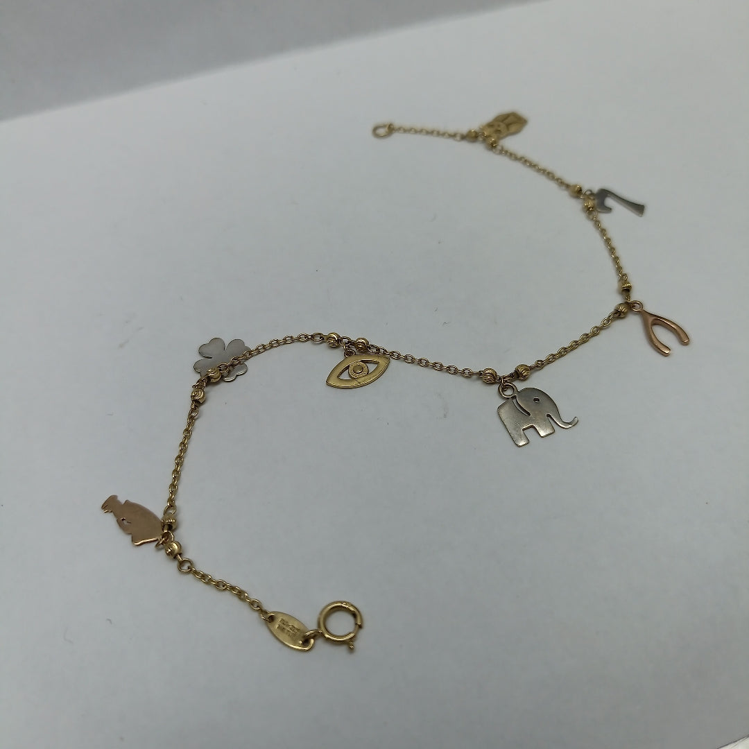 PULSERA ORO 14 K 2.6 GRMS (SEMINUEVO)