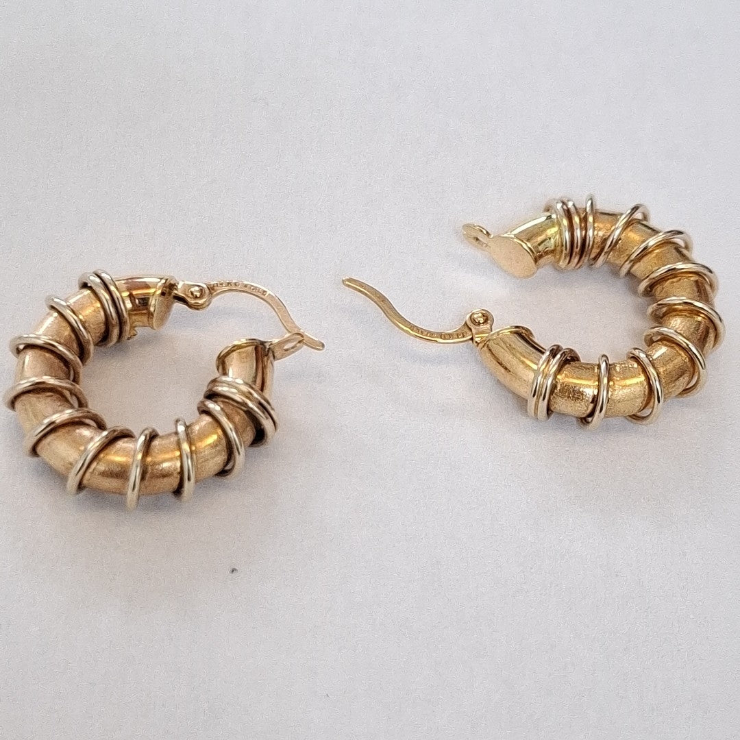 ARRACADAS PAR ORO 14 K 4,50 GRMS (SEMINUEVO)