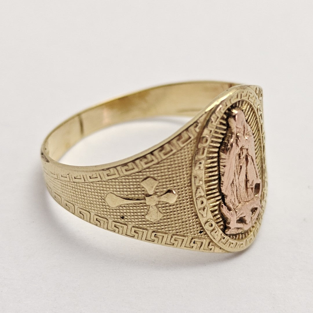 ANILLITO ORO COMBINADO 14 K 3,90 GRMS (SEMINUEVO)