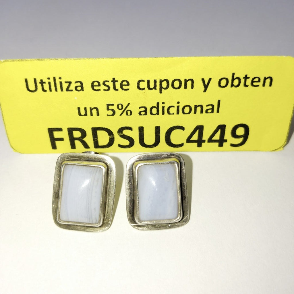 BROQUELES PAR PLATA 8.4 GRMS (SEMINUEVO)