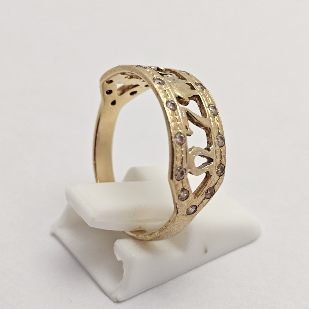 ARGOLLA DE LA SUERTE ORO 14 K 3,20 GRMS (SEMINUEVO)