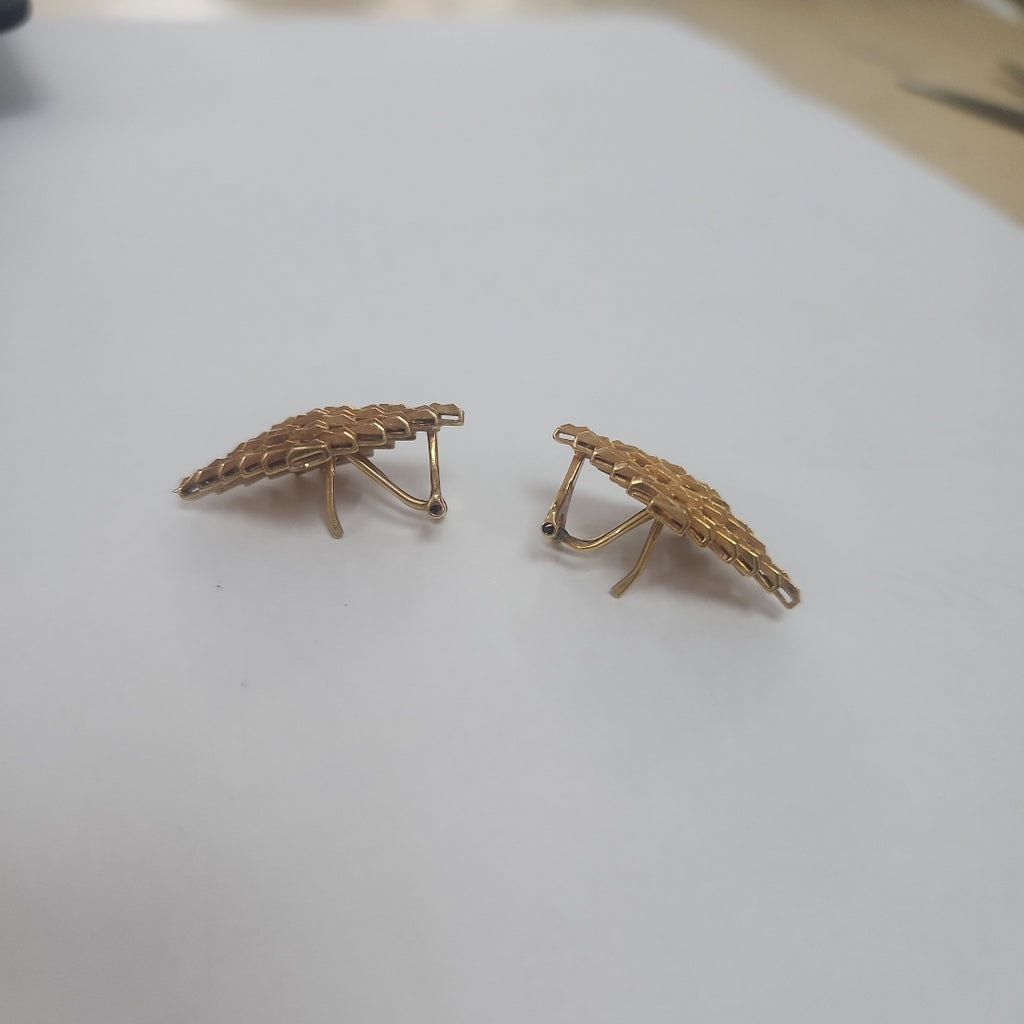 ARETES PAR ORO 18 K 11,20 GRMS (SEMINUEVO)