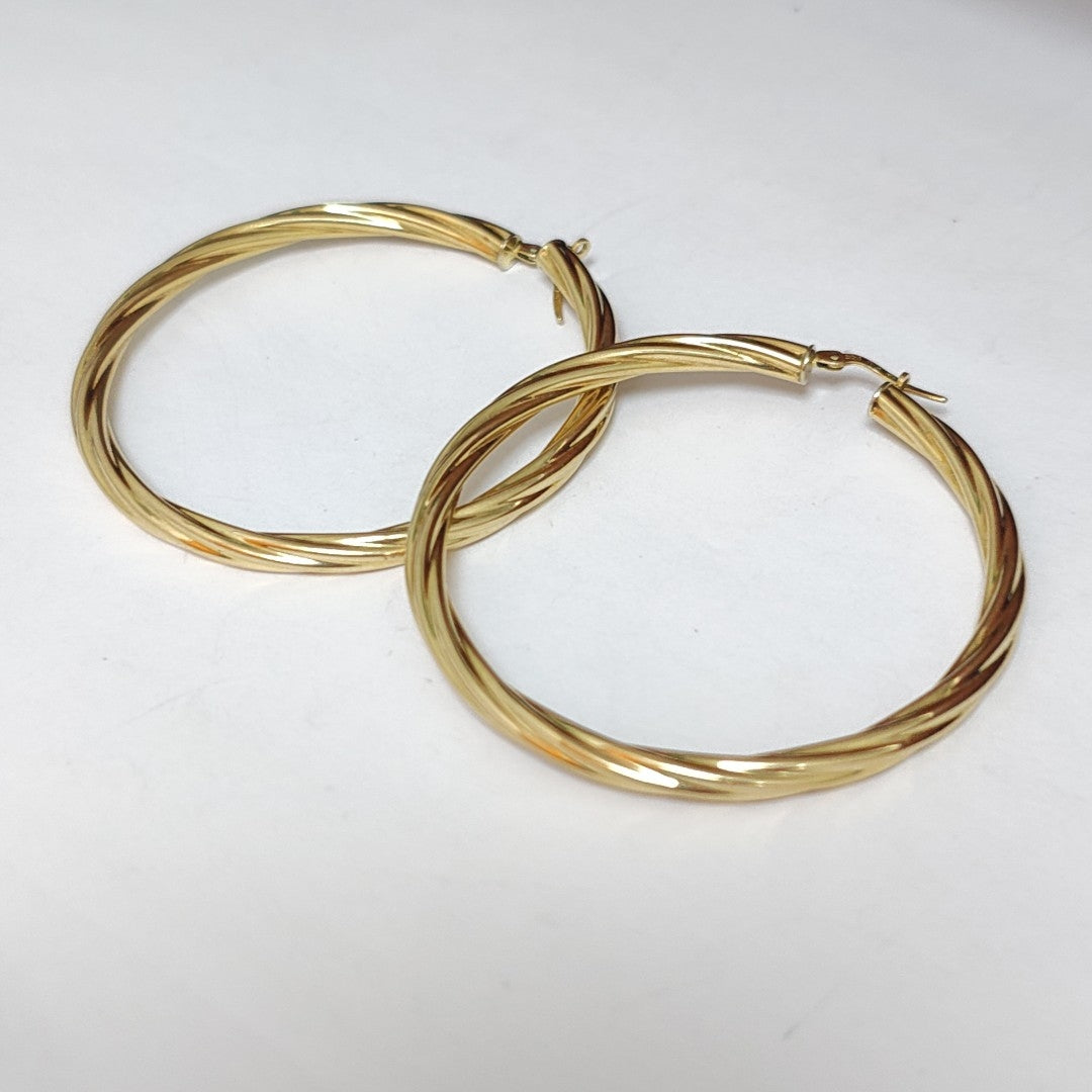 ARRACADAS PAR ORO 14 K 6,70 GRMS (SEMINUEVO)