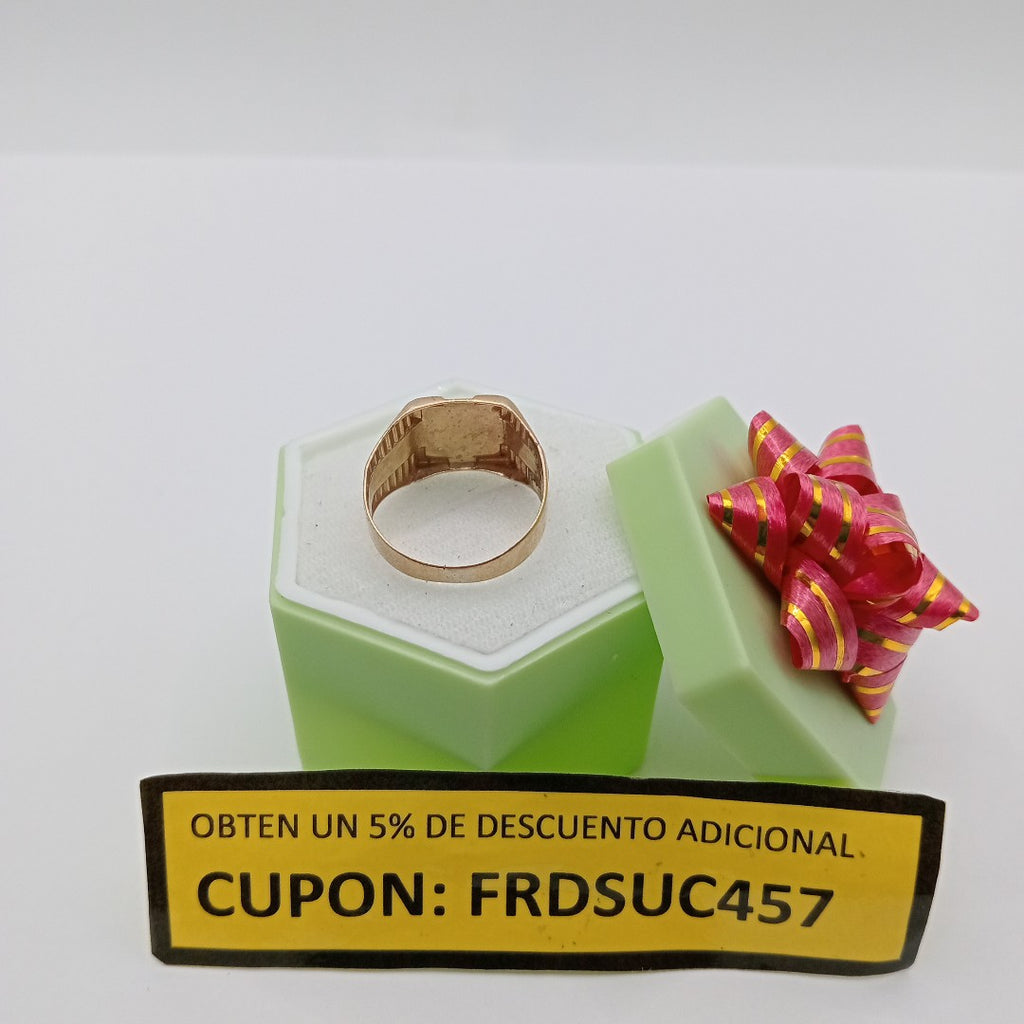 ANILLITO ORO COMBINADO 10 K 2.7 GRMS (SEMINUEVO)