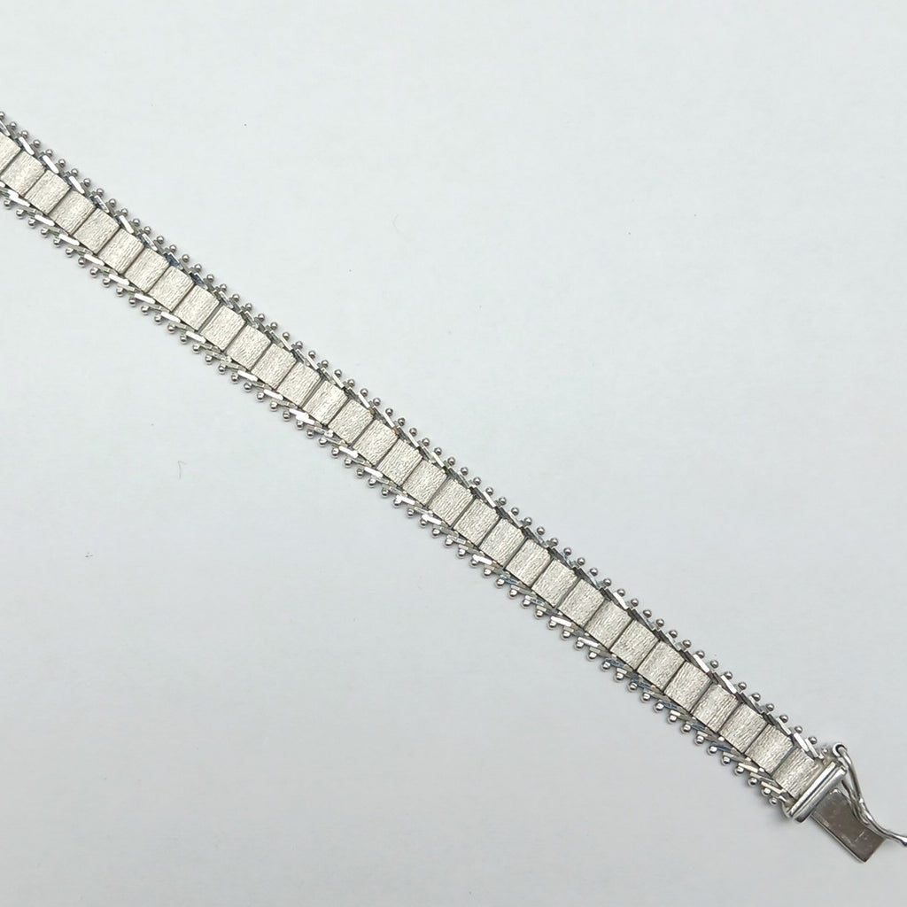 PULSERA ORO, ORO BLANCO 14 K 11.3 GRMS (SEMINUEVO)