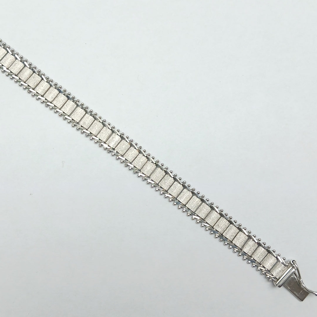 PULSERA ORO, ORO BLANCO 14 K 11.3 GRMS (SEMINUEVO)