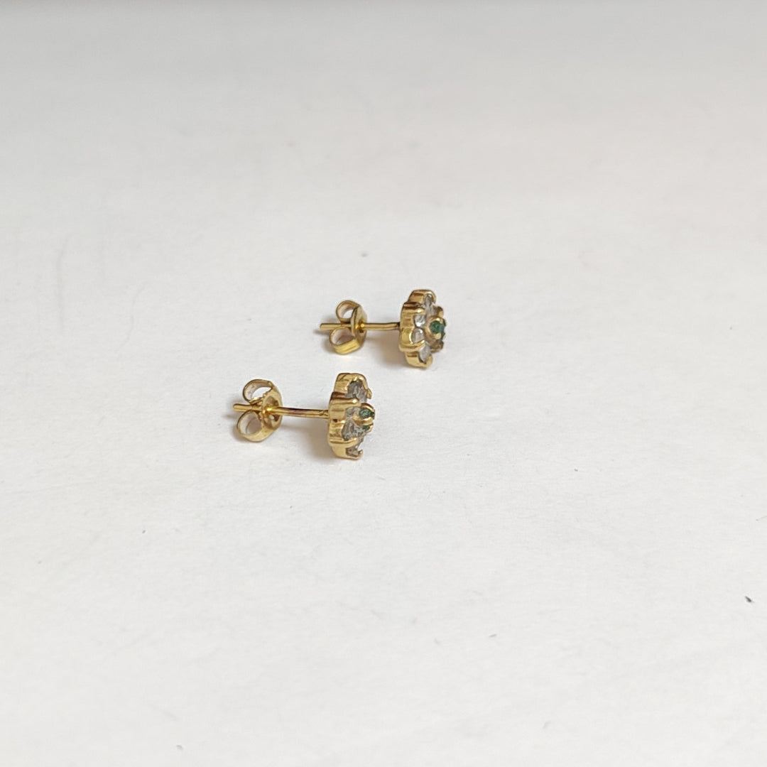 BROQUELES PAR ORO 14 K 2,00 GRMS (SEMINUEVO)