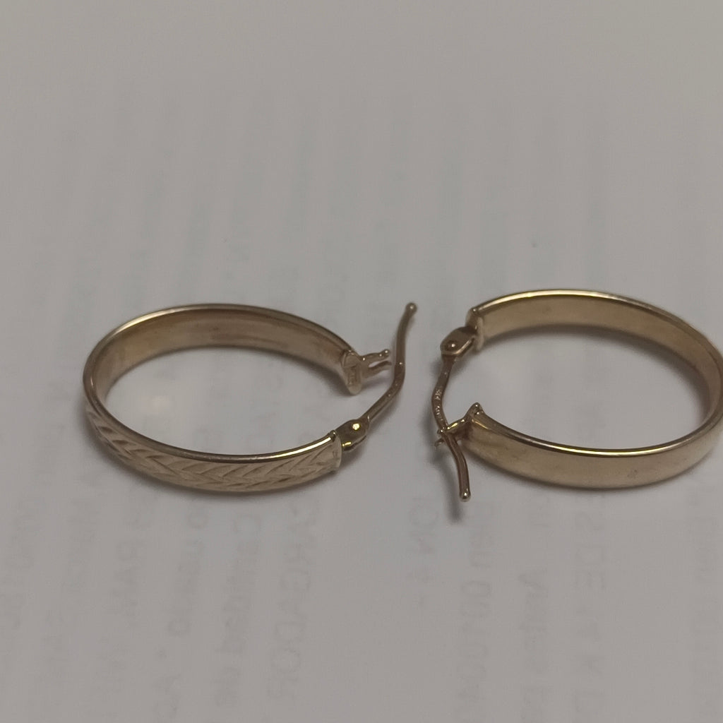 ARRACADAS PAR ORO 10 K 1.7 GRMS (SEMINUEVO)
