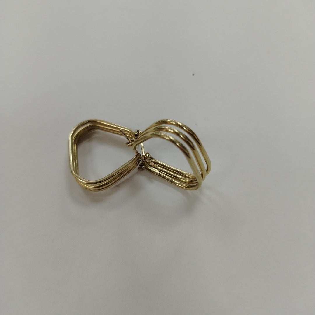 ARRACADAS PAR ORO 14 K 5 GRMS (SEMINUEVO)