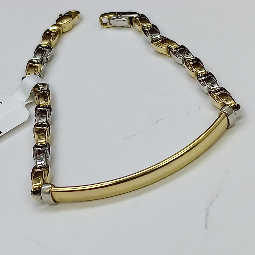 ESCLAVA ORO COMBINADO 14 K 6.4 GRMS (SEMINUEVO)
