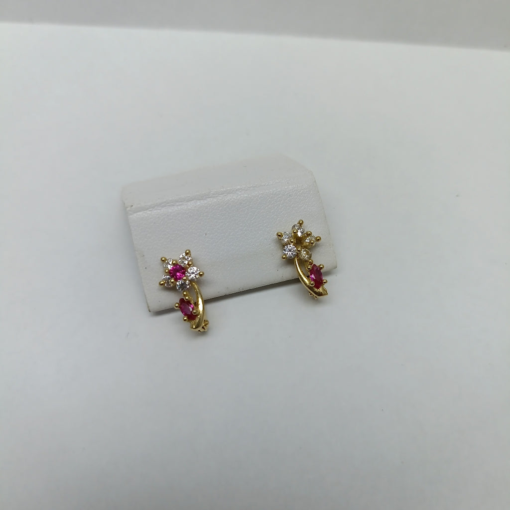 ARETES PAR ORO 14 K 1.5 GRMS (SEMINUEVO)