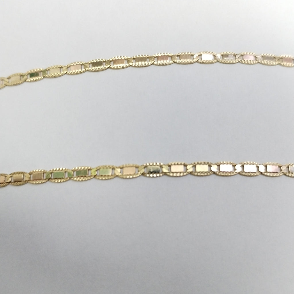 CADENA ORO COMBINADO 14 K 6.6 GRMS (SEMINUEVO)