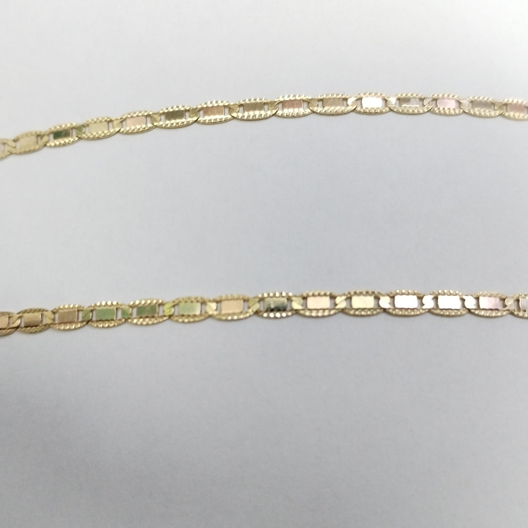 CADENA ORO COMBINADO 14 K 6.6 GRMS (SEMINUEVO)