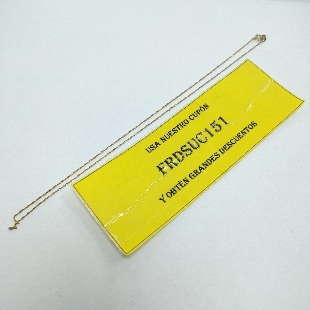 CADENA ORO 14 K 0.7 GRMS (SEMINUEVO)