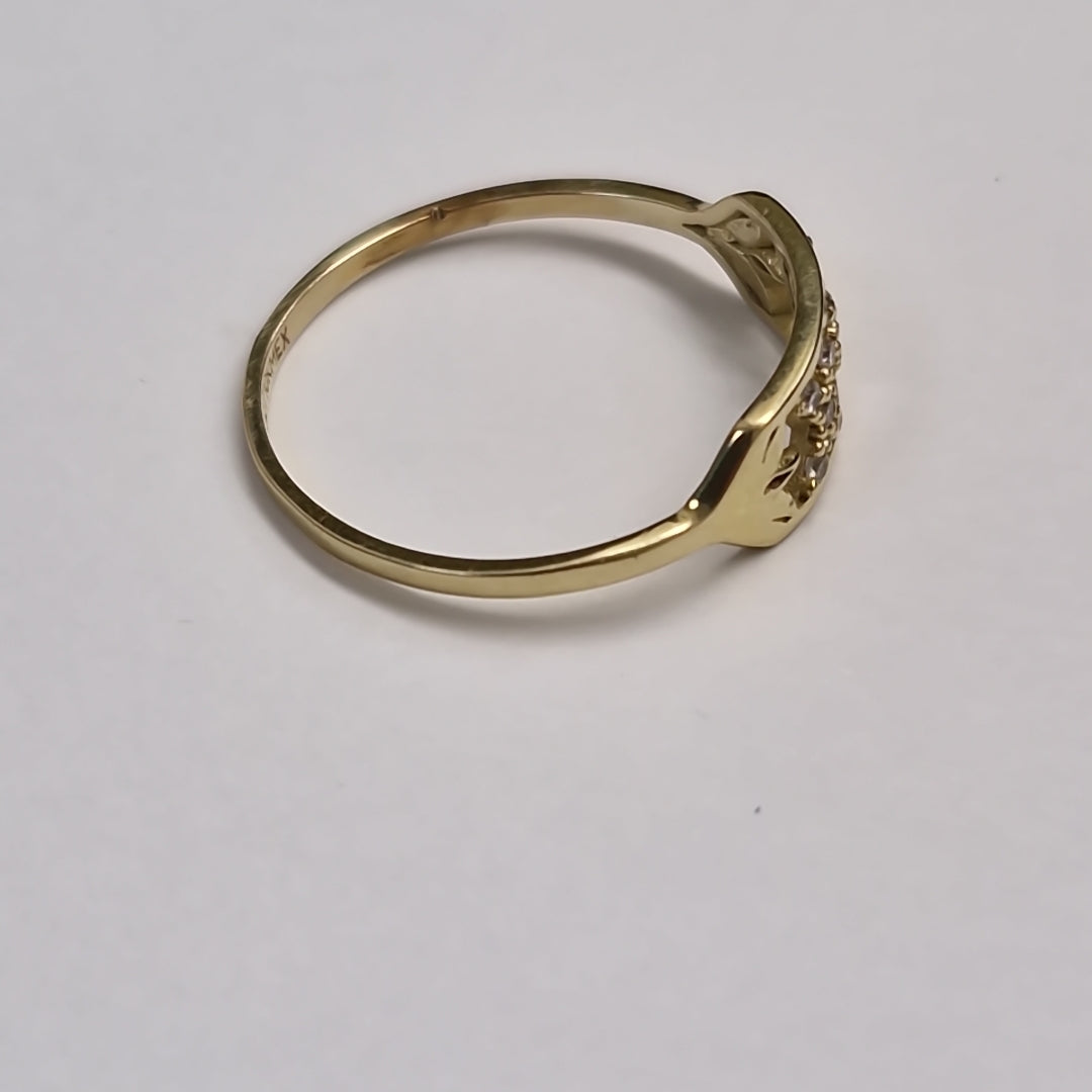 ANILLO CONMEMORATIVO ORO 10 K 1.3 GRMS (SEMINUEVO)