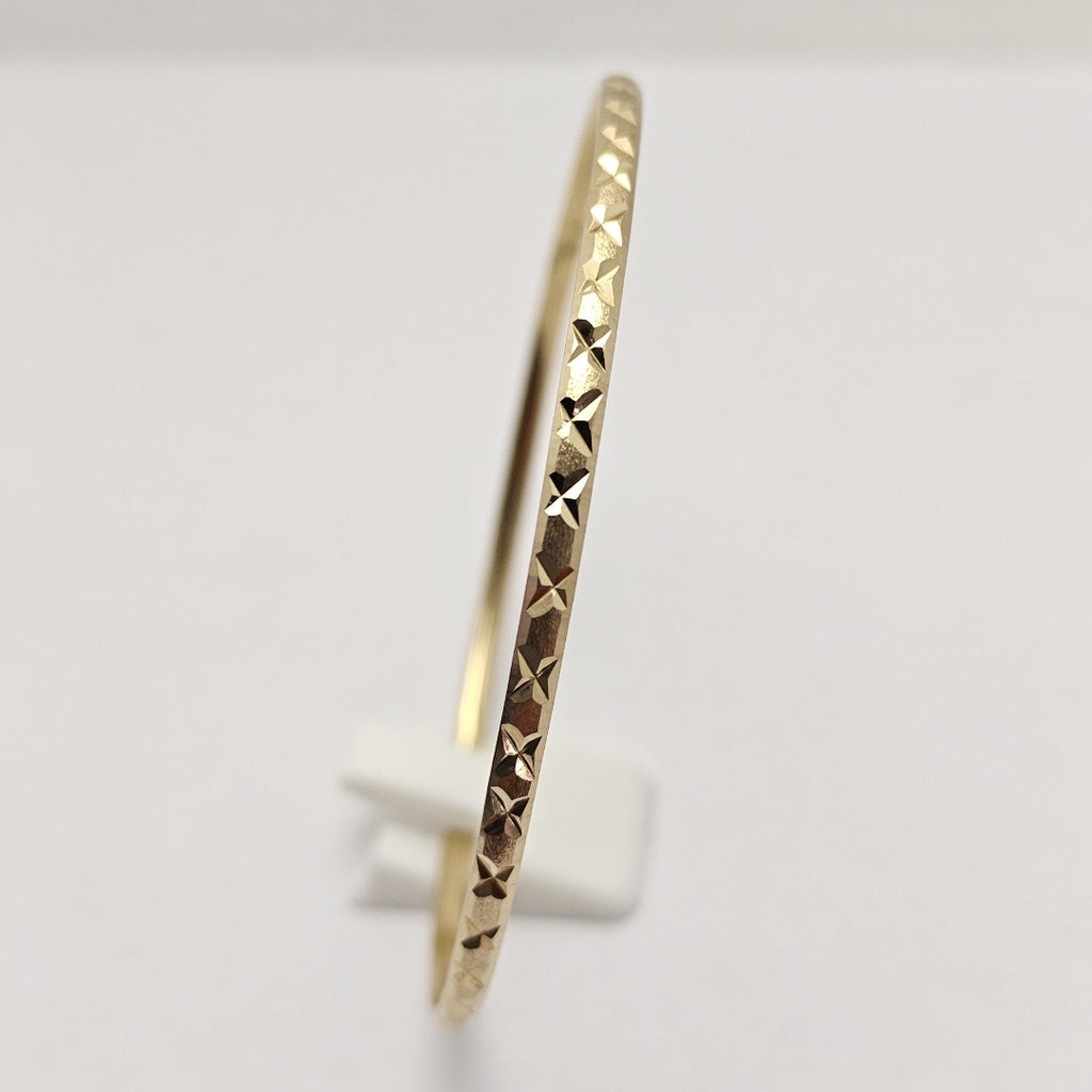 PULSERA RIGIDA ORO 14 K 3,70 GRMS (SEMINUEVO)