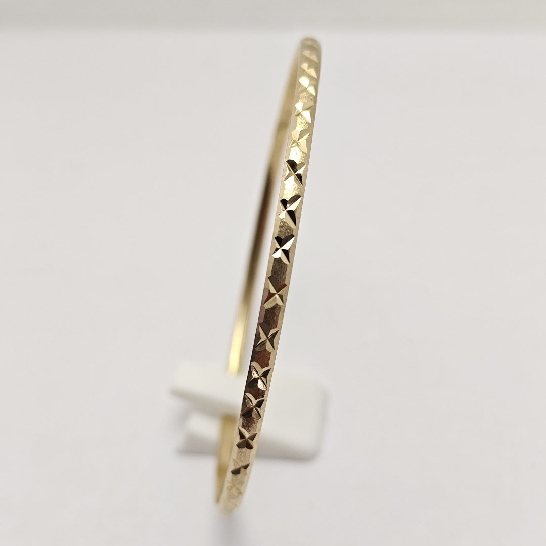 PULSERA RIGIDA ORO 14 K 3,70 GRMS (SEMINUEVO)