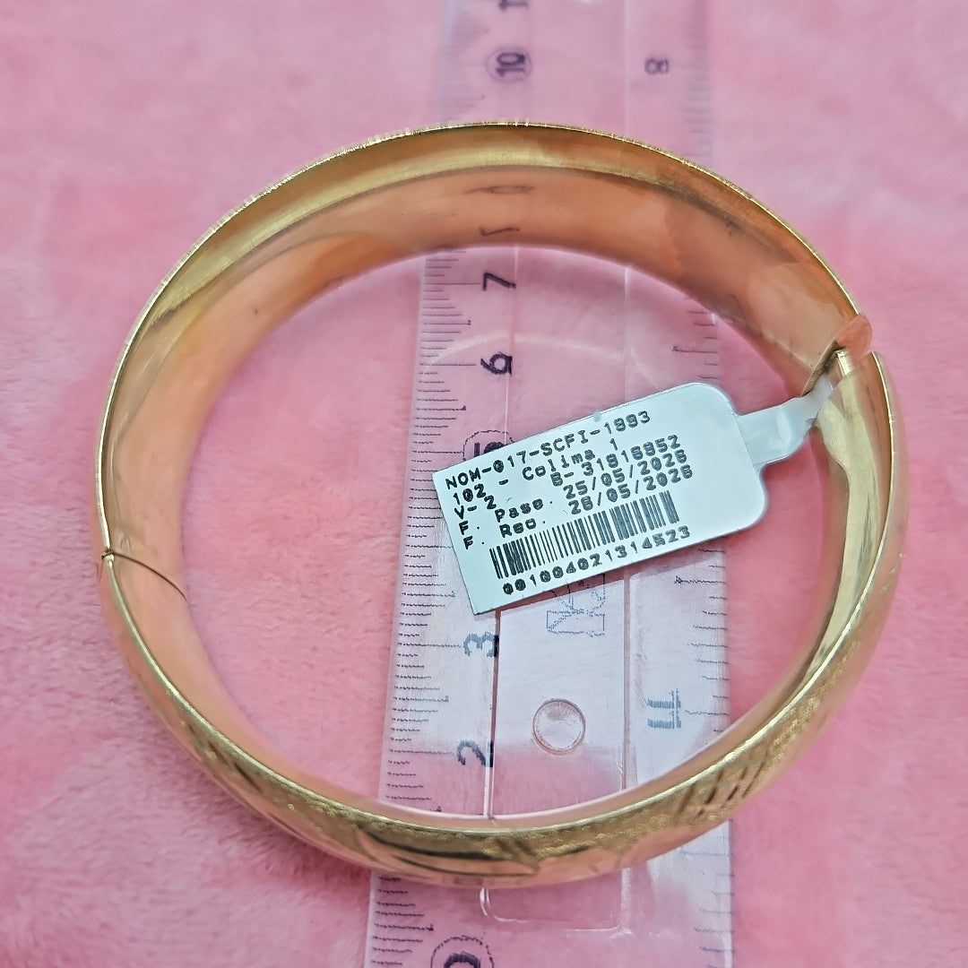 PULSERA RIGIDA ORO 14 K 29,50 GRMS (SEMINUEVO)
