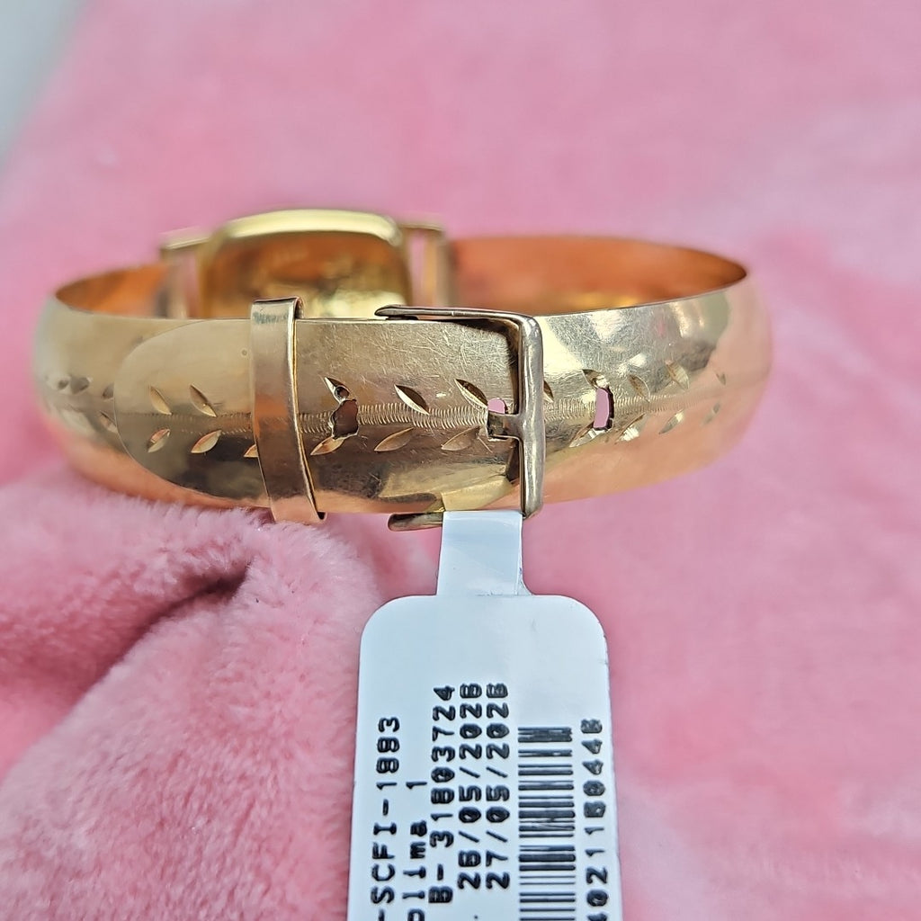 RELOJ CAJA ACERO PULSO ORO ORO 10 K 25.8 GRMS (SEMINUEVO)
