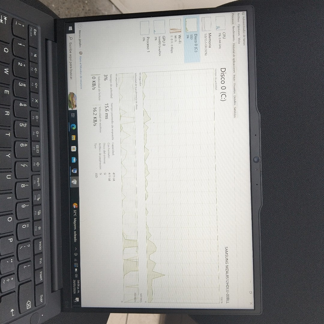 LAPTOP LENOVO THINKPAD E14 GEN 6 (2024) 512 GB SSD 16 GB RAM (SEMINUEVO)