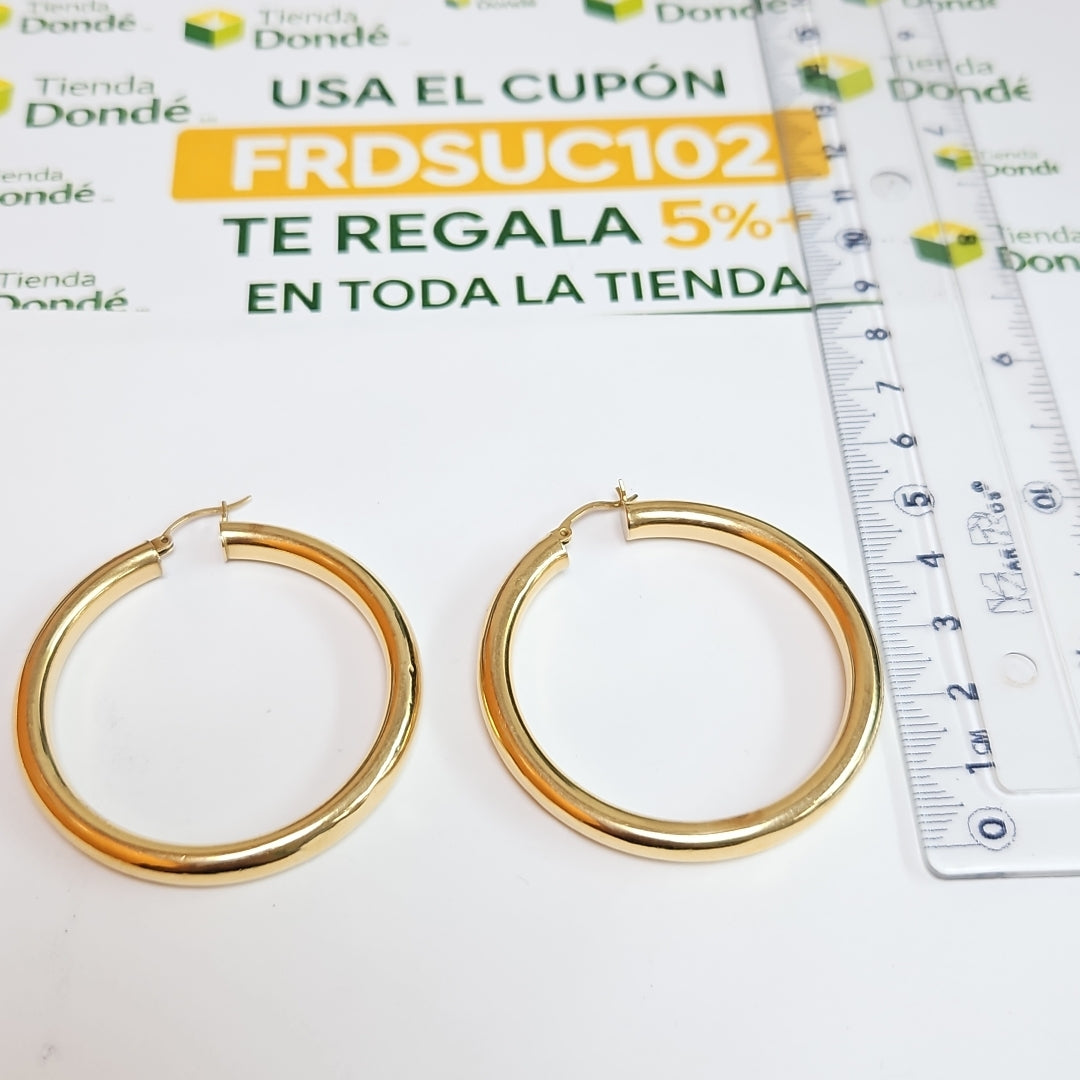 ARRACADAS PAR ORO 14 K 8.1 GRMS (SEMINUEVO)