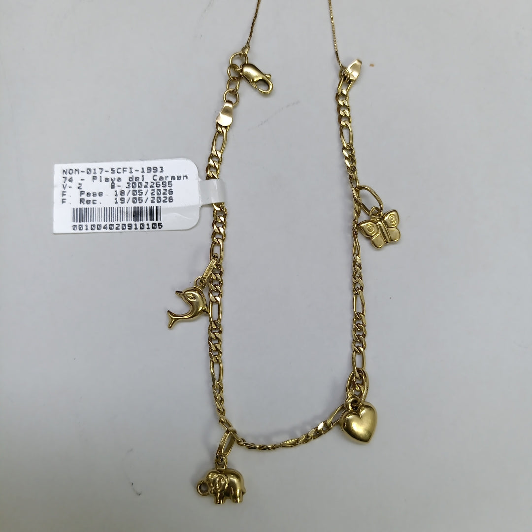 PULSERA ORO 14 K 6.2 GRMS (SEMINUEVO)
