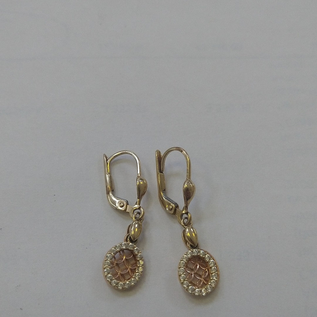 ARETES PAR ORO 14 K 2.4 GRMS (SEMINUEVO)