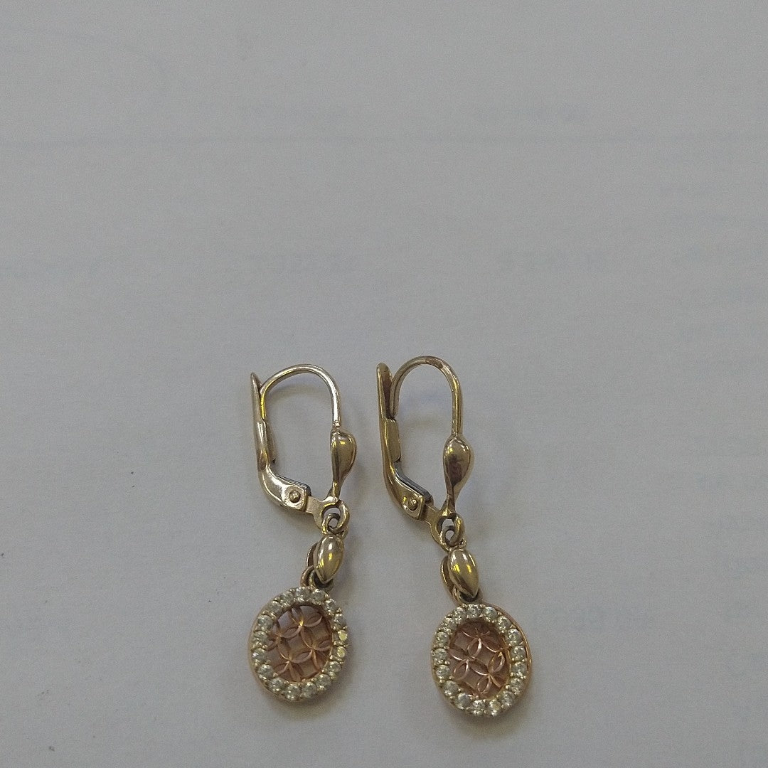 ARETES PAR ORO 14 K 2.4 GRMS (SEMINUEVO)