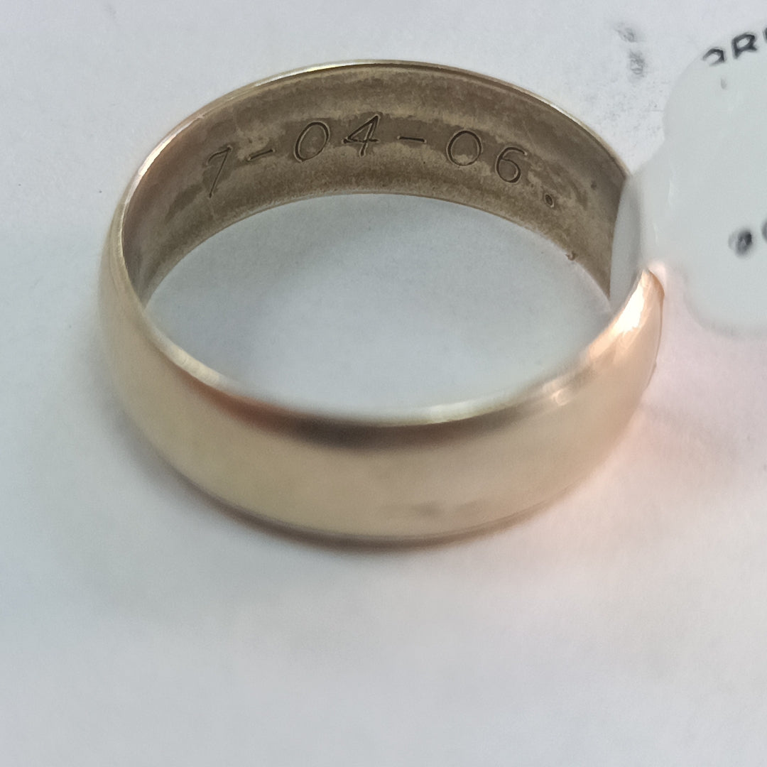 ARGOLLA ORO 8 K 4.4 GRMS (SEMINUEVO)