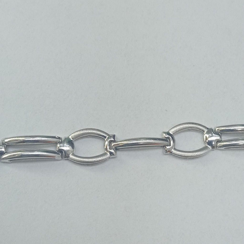 PULSERA ORO, ORO BLANCO 14 K 5.4 GRMS (SEMINUEVO)